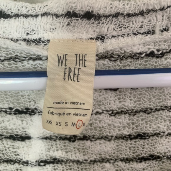 We The Free Beach Girl Over Sized Scoop Neck Blouse Size Large - Picture 4 of 6